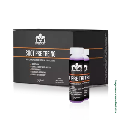 Shot Pré-Treino  20 Flaconetes