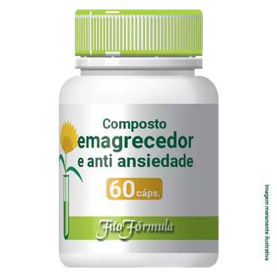Composto Emagrecedor e Anti Ansiedade - 60 Cápsulas