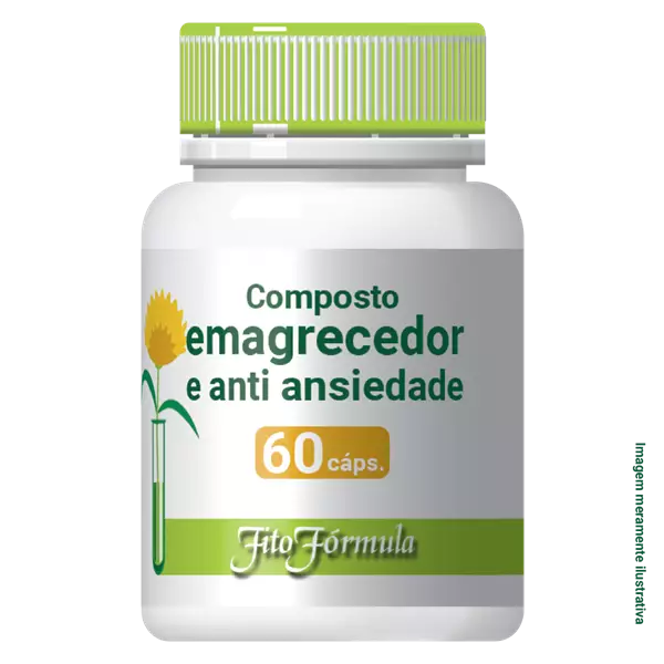 Composto Emagrecedor e Anti Ansiedade - 60 Cápsulas