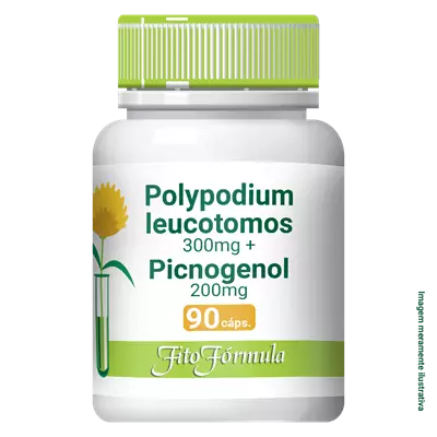 Polypodium leucotomos 300mg + Picnogenol 200mg 90 Cápsulas
