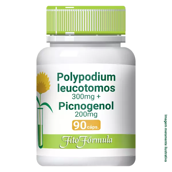 Polypodium leucotomos 300mg + Picnogenol 200mg 90 Cápsulas