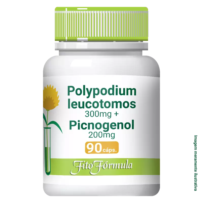 Polypodium leucotomos 300mg + Picnogenol 200mg 90 Cápsulas
